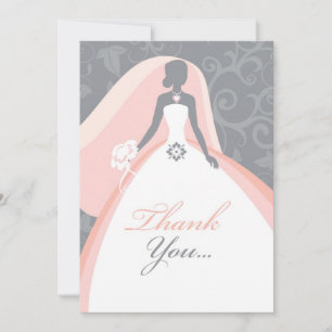 Vielen Dank für Ihr Brautparty Flat Cards Dankeskarte
