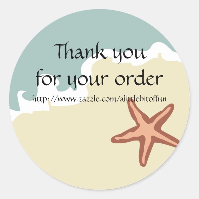 Vielen Dank für Ihr Business Sticker (Vorderseite)