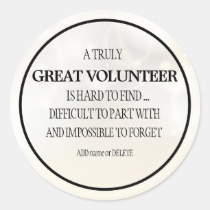 Vielen Dank für Ihr Dankeschön Runder Aufkleber