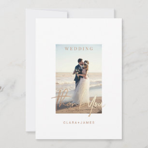 Vielen Dank für Ihr einfaches Script Wedding Beach Einladung
