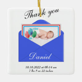 Vielen Dank für Ihr Foto zur Ankündigung der Gebur Keramikornament