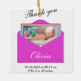 Vielen Dank für Ihr Foto zur Ankündigung der Gebur Keramikornament