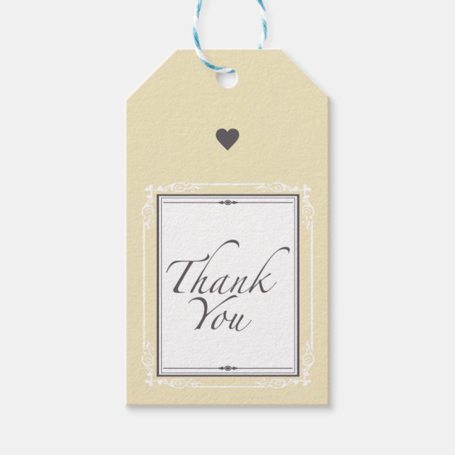 Vielen Dank für Ihr Geschenk Tag Geschenkanhänger (Vorderseite)