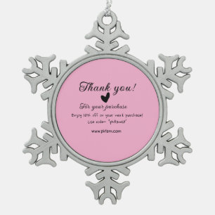 Vielen Dank für Ihr Interesse an der Produktpalett Schneeflocken Zinn-Ornament