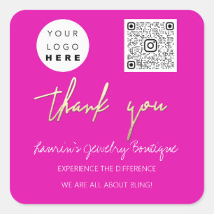 Vielen Dank für Ihr Interesse an Qr Code Gold Scri Quadratischer Aufkleber