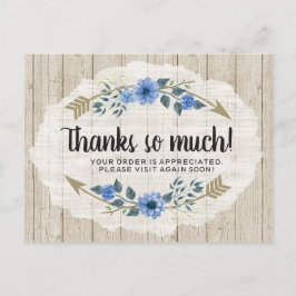 Vielen Dank für Ihr Interesse an rustikalem Holz u Postkarte