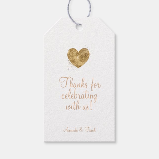 Vielen Dank für Ihr Interesse an unserem Gold Spar Geschenkanhänger (Vorderseite)