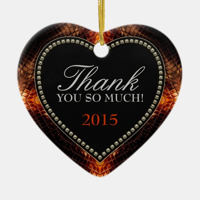 Vielen Dank für Ihr Interesse Keramik Ornament (Vorne)