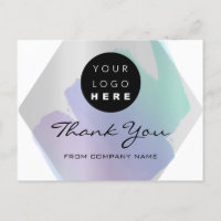 Vielen Dank für Ihr Kauf Logo Blue Gray