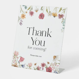 Vielen Dank für Ihr Kommen Baby Dusche Schild Blor