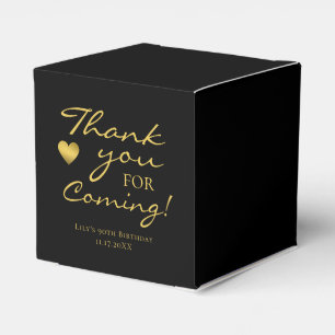 Vielen Dank für Ihr Kommen Classic Gold Script Geb Geschenkschachtel
