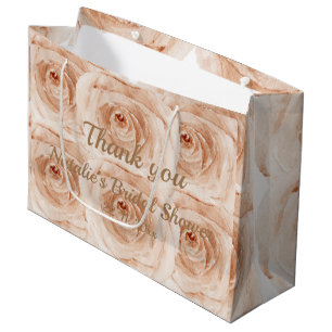 Vielen Dank für Ihr Kommen l Elegant Brautparty Ro Große Geschenktüte