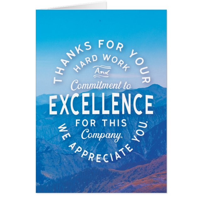 Vielen Dank für Ihr Loyalty & Trust (Vorne)