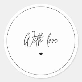 Vielen Dank für Ihr Minimalistisches, modernes Sti Runder Aufkleber