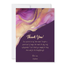 Vielen Dank für Ihr modernes Abstraktes Lila Rosa