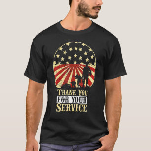 Vielen Dank für Ihr Service Veterans Day Shirt