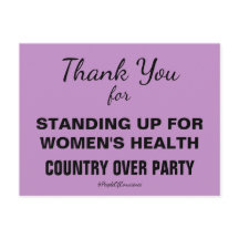 Vielen Dank für Ihr Stehendes Eintreten für die Ge