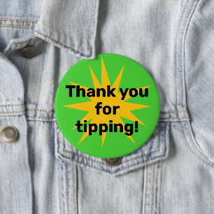 Vielen Dank für Ihr Tippen! Sternexplosion Button
