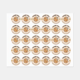 Vielen Dank für Ihr Unternehmen, Cookie Aufkleber