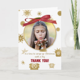Vielen Dank für Ihr Weihnachtsgeschenk Foto Gold S Karte