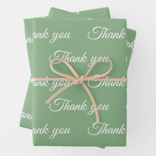 Vielen Dank für Ihr Wrapping-Papier Geschenkpapier Set