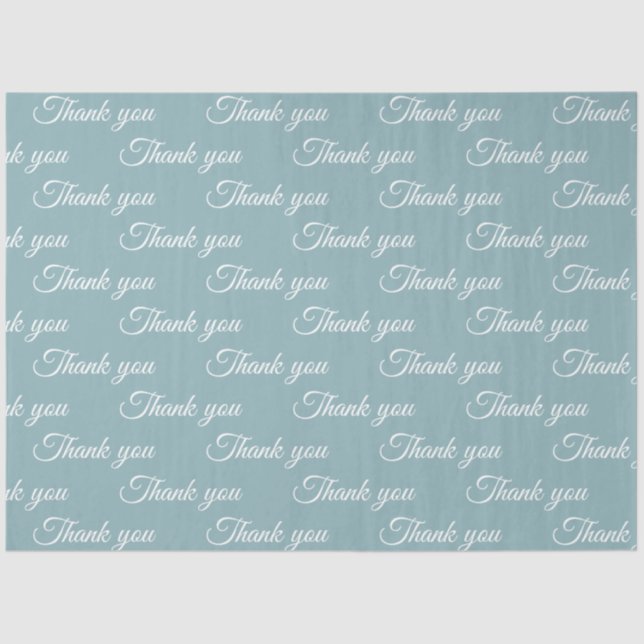 Vielen Dank für Ihr Wrapping-Papier Seidenpapier (Vorderseite)