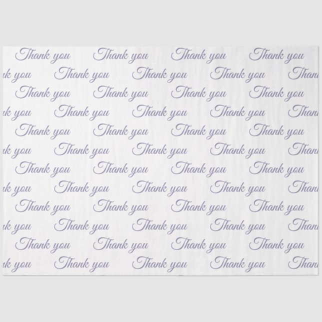 Vielen Dank für Ihr Wrapping-Papier Seidenpapier (Vorderseite)