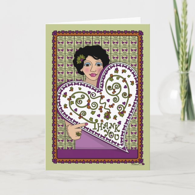 Vielen Dank für Ihre_A_Grußkarte Dankeskarte (Vorderseite)