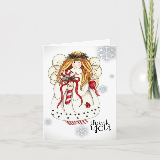 Vielen Dank für Ihre Anmerkung zu Weihnachten Enge Dankeskarte (Vorderseite)