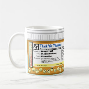 Vielen Dank für Ihre Apotheke Kaffeetasse