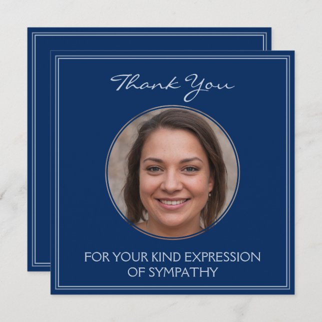 Vielen Dank für Ihre Art von Beileid (Vorne/Hinten)