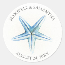 Vielen Dank für Ihre Aufkleber Blue Starfish Beach