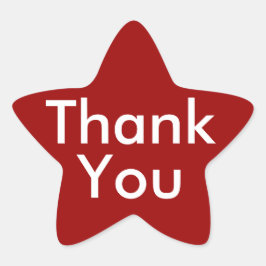 Vielen Dank für Ihre Aufkleber im roten Hintergrun