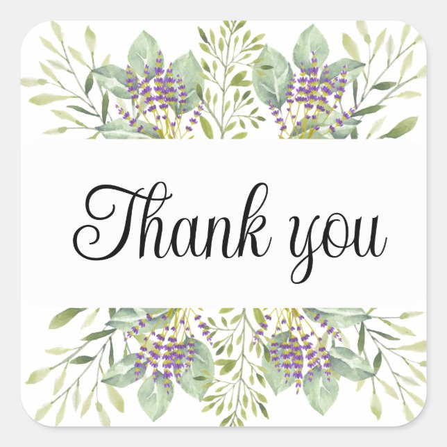 Vielen Dank für Ihre Aufkleber oder Umschlag Aufkl (Vorderseite)