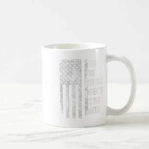 Vielen Dank für Ihre Aufmerksamkeit für diese amer Kaffeetasse