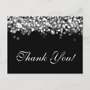 Vielen Dank für Ihre Aufmerksamkeit Silver Lights Postkarte