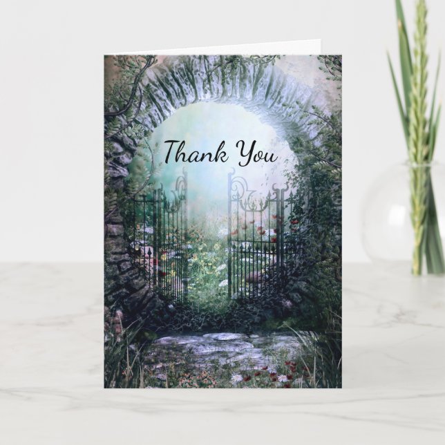 Vielen Dank für Ihre Beileid-Foto-Gedenkkarte Dankeskarte (Vorderseite)