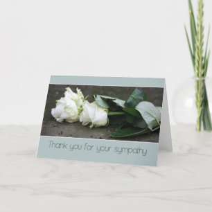Vielen Dank für Ihre Beileid-Karte Dankeskarte