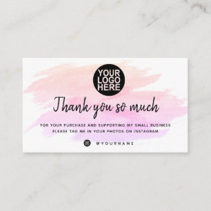 Vielen Dank für Ihre Bestellung Cards Template Sma Visitenkarte