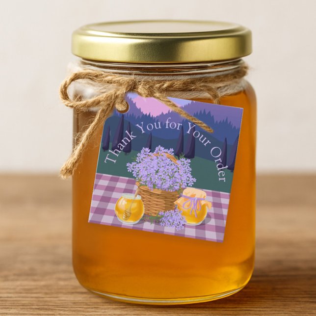 Vielen Dank für Ihre Bestellung Lavender & Honey R Geschenkanhänger (Von Creator hochgeladen)