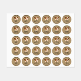 Vielen Dank für Ihre Bestellung, Welpenaufkleber. Etiketten