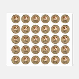 Vielen Dank für Ihre Bestellung, Welpenaufkleber. Etiketten