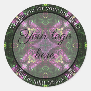 Vielen Dank für Ihre Business-Aufkleber Runder Aufkleber
