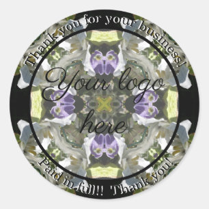 Vielen Dank für Ihre Business-Aufkleber Runder Aufkleber