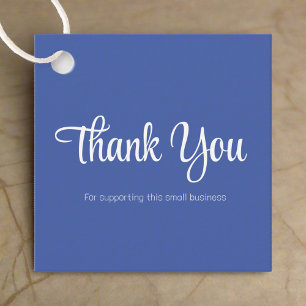 Vielen Dank für Ihre Elegant Blue Handmade Brandin Geschenkanhänger