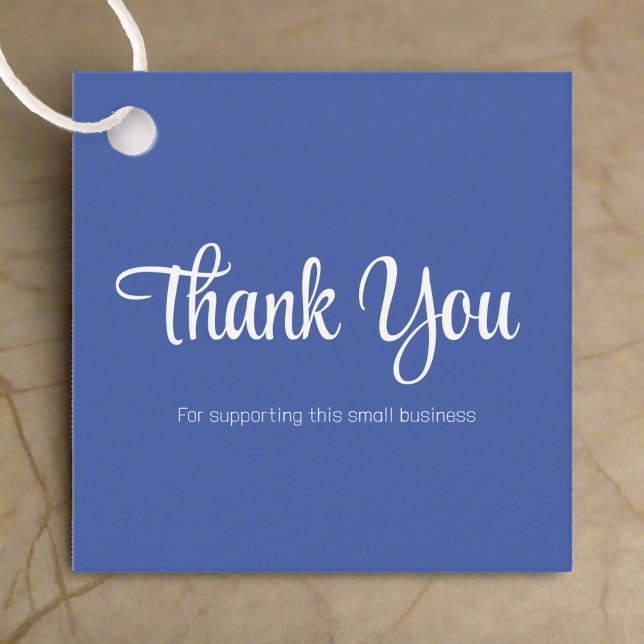 Vielen Dank für Ihre Elegant Blue Handmade Brandin Geschenkanhänger (Von Creator hochgeladen)