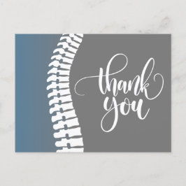 Vielen Dank für Ihre Empfehlung 2 Chiropraktik Postkarte