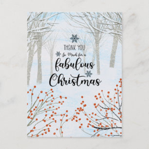 Vielen Dank für Ihre fantastischen Weihnachten Postkarte