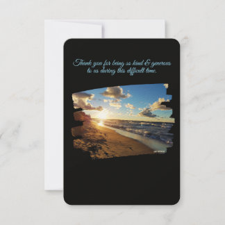 Vielen Dank für Ihre freundliche und großzügige Gr Dankeskarte