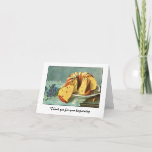 Vielen Dank für Ihre Gastfreundschaft Dankeskarte